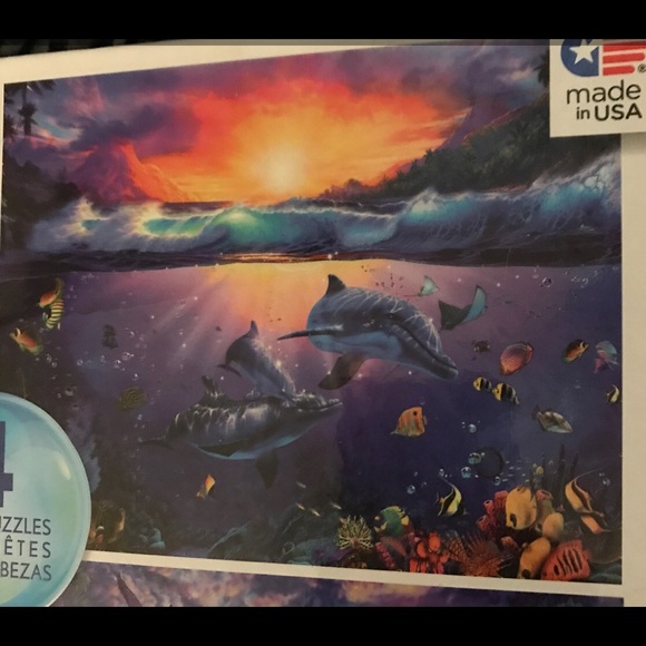 Undersea Jigsaw puzzle Set of 4 - Picture 5 of 8